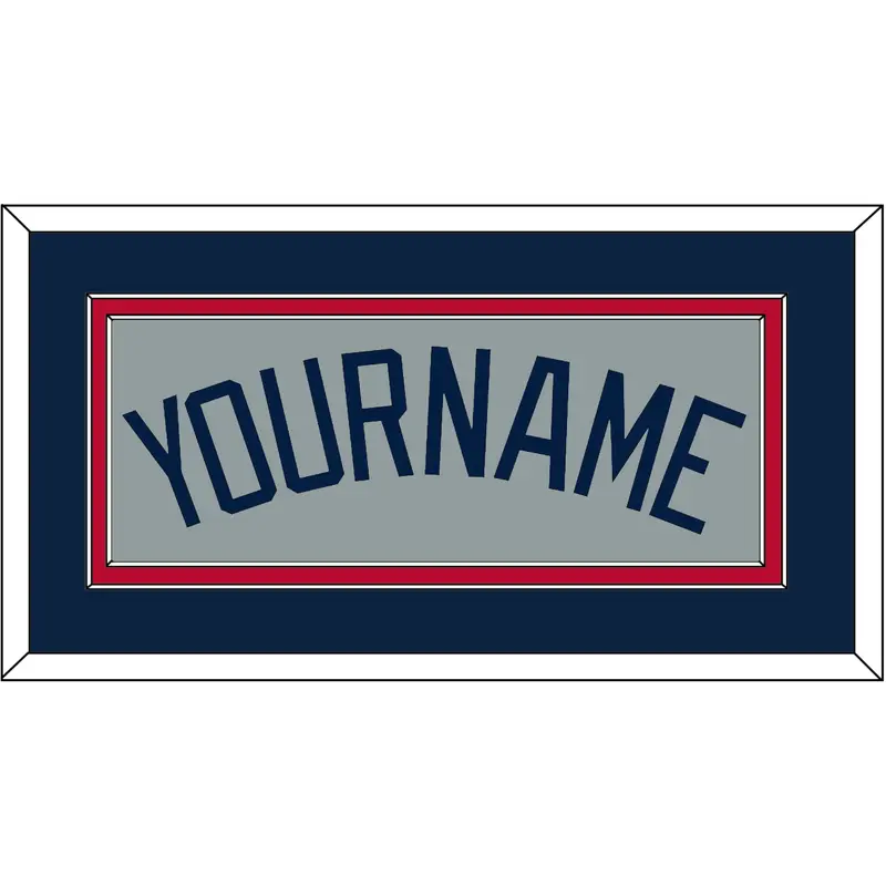 Atlanta Name - Road Gray - Double Mat 4