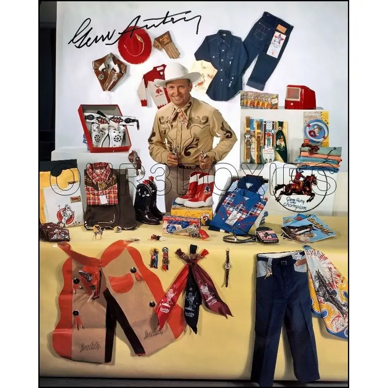 1949 Gene Autry 8X10 Photo - Autographed Licensed Merchandise Promo - 3137