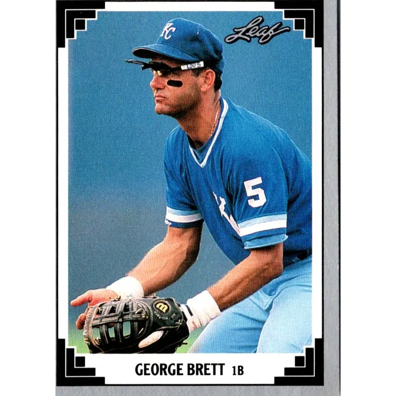 1991 Leaf George Brett #335