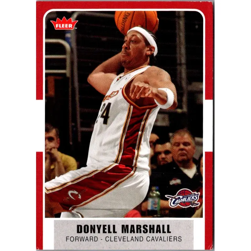 2007 Fleer Glossy Donyell Marshall #13