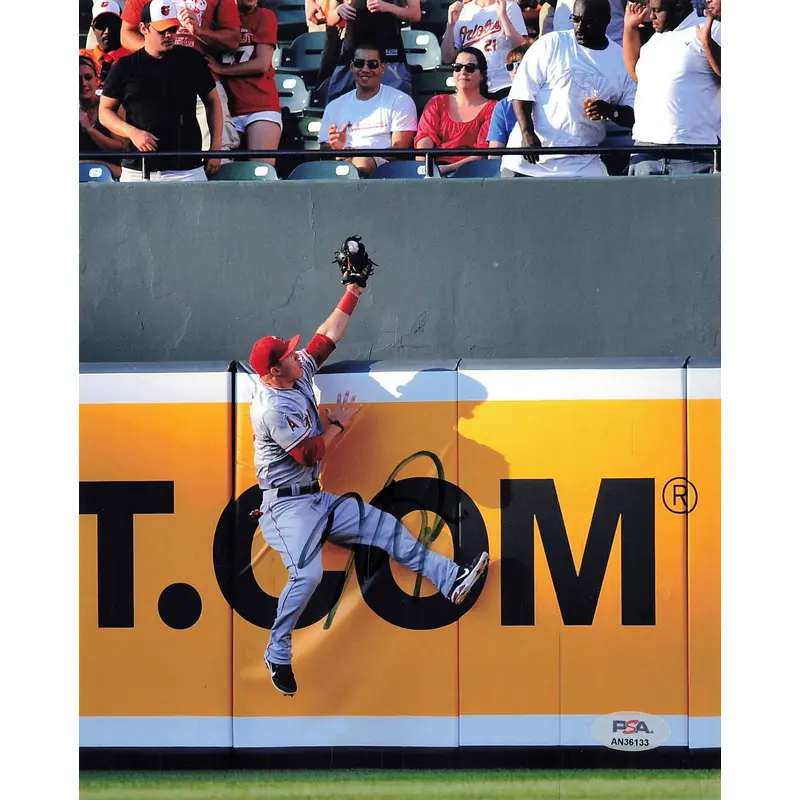 Mike Trout signed 8x10 photo PSA/DNA Los Angeles Angels Autographed