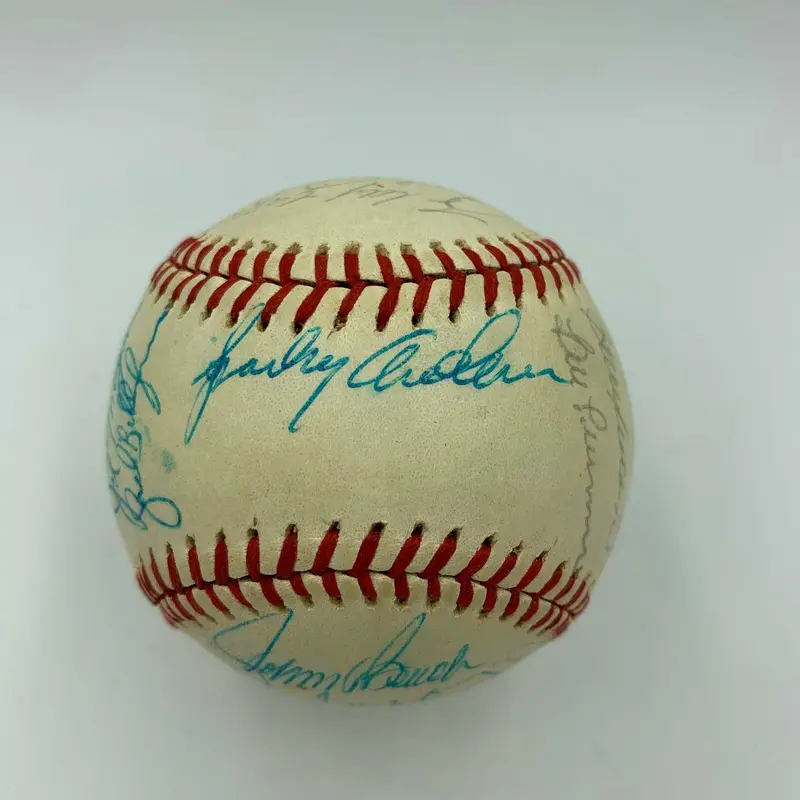 1975 Cincinnati Reds World Series Champs Team Signed Baseball With JSA COA
