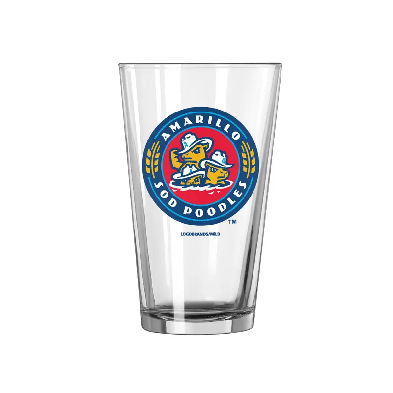Amarillo Sod Poodle 16oz Pint Glass